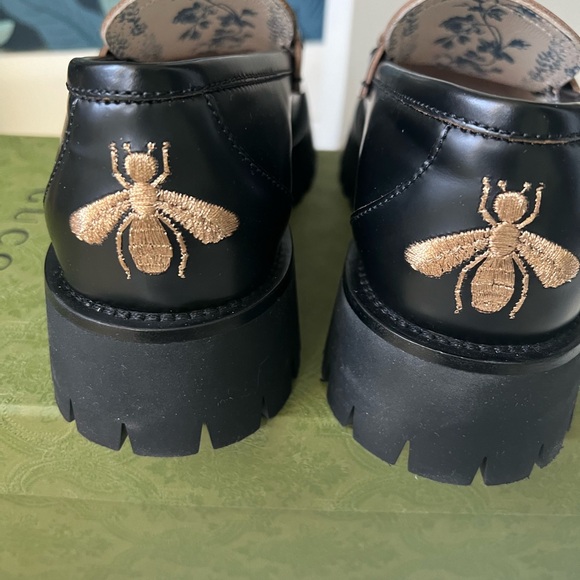 Brand new Gucci lug loafer. Never worn. Past return date so selling. - Picture 2 of 16